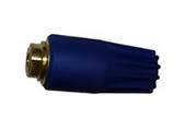 Top seller! WH36 Tough Blue rotating nozzle (3650 psi) designed for higher pressure cleaning jobs, this nozzle resists high-impact drops because its made with ceramic seat and plastic cover. Perfect for the toughest cleaning applications.